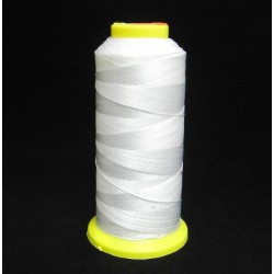 BEADING THREAD, NO.6 (0.50MM), WHITE. SOLD PER SPOOL OF APPROX 480M.