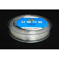 ELASTIC CORD, MONOFILAMENT, 0.8MM, CLEAR. SOLD BY SPOOL.
