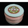 CORD, BRAIDED NYLON, 3.0MM, PINK.