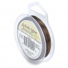 ARTISTIC WIRE, 22 GAUGE (0.64MM), ANTIQUE BRASS. SOLD PER PACK OF 15YD.