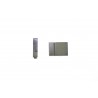 CLASP, MAGNETIC, RECTANGLE, 15X21MM, INTERNAL DIAMETER 3X13MM, ANTIQUE PLATED. SOLD PER PACK OF 2.