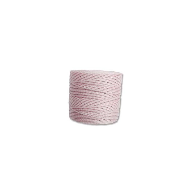 CORD, S-LON, 0.5MM, BLUSH. SOLD PER ROLL OF 77YD.