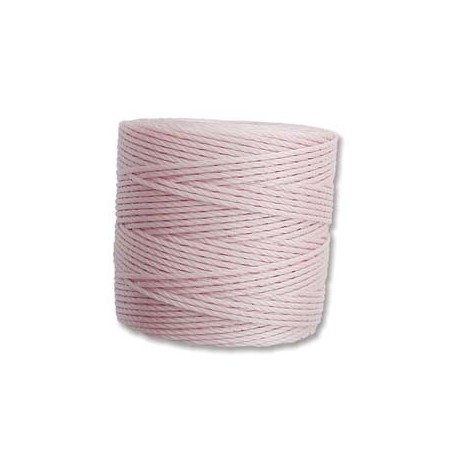 CORD, S-LON, 0.5MM, BLUSH. SOLD PER ROLL OF 77YD.