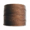 CORD, S-LON, 0.5MM, BROWN. SOLD PER ROLL OF 77YD.