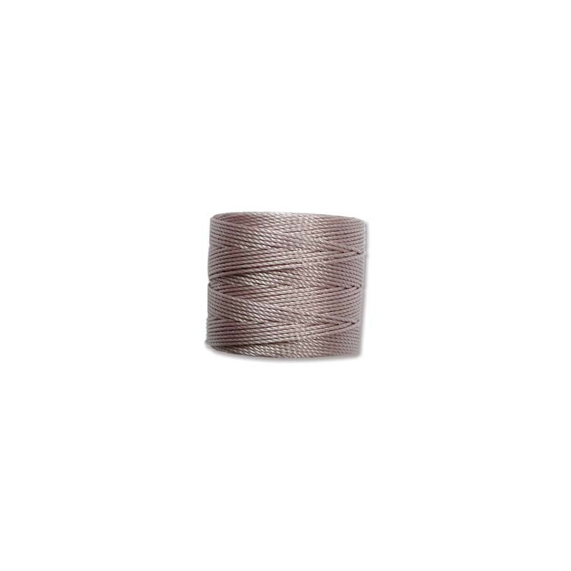 CORD, S-LON, 0.5MM, SILVER. SOLD PER ROLL OF 77YD.