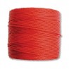 CORD, S-LON, 0.5MM, SHANGHAI RED. SOLD PER ROLL OF 77YD.