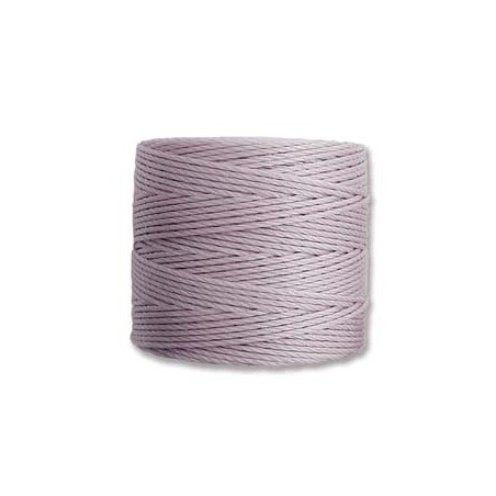 CORD, S-LON, 0.5MM, LAVENDER. SOLD PER ROLL OF 77YD.