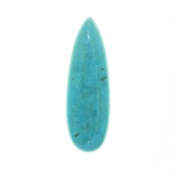 BEAD, TURQUOISE (DYED/STABILISED), 15X48MM, TEARDROP. SOLD INDIVIDUALLY.