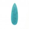BEAD, TURQUOISE (DYED/STABILISED), 15X48MM, TEARDROP. SOLD INDIVIDUALLY.