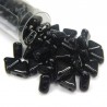 KHEOPS PAR PUCA, 6MM, 2-HOLE, JET. SOLD PER TUBE OF 9GM.