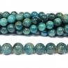 BEAD, APATITE, 8MM, ROUND. SOLD PER STRAND OF 16 INCH.