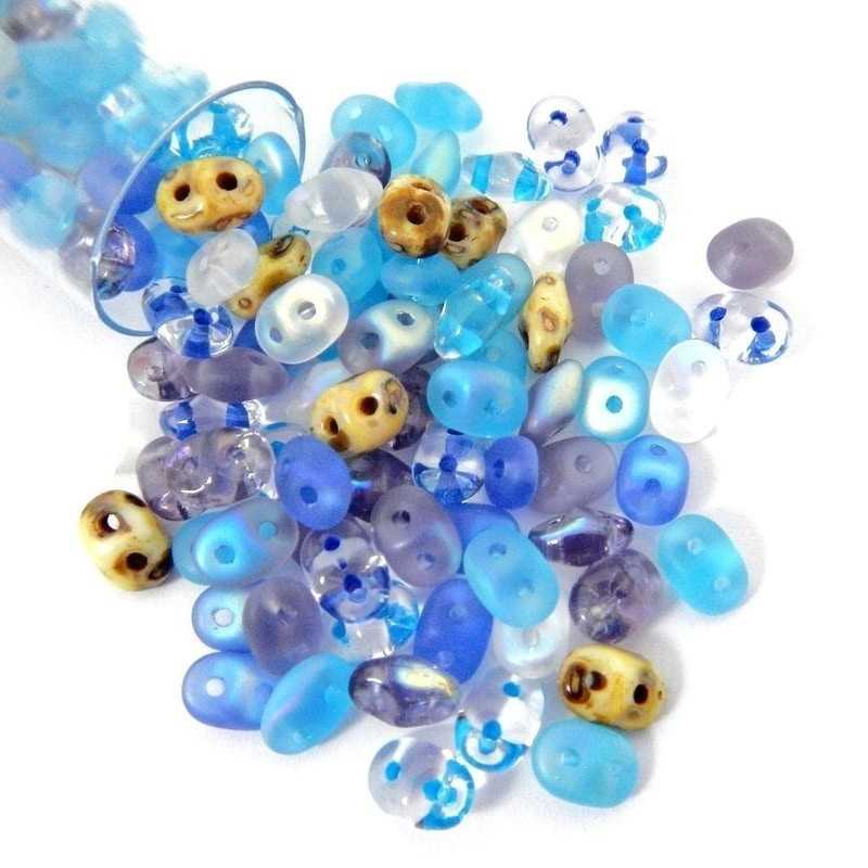 SUPERDUO, 2.5X5MM, FROZEN. SOLD PER TUBE OF 10GM.