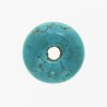 BEAD, TURQUOISE (DYED/STABILISED), 25MM, DONUT. SOLD INDIVIDUALLY.