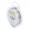 ARTISTIC WIRE, 26 GAUGE (0.41MM), STAINLESS STEEL. SOLD PER PACK OF 30YD.