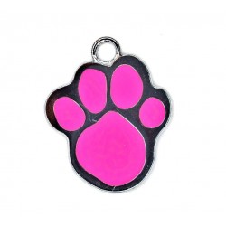 CHARM,PAW,27X33MM,COLOR. SOLD PER PACK OF 4.