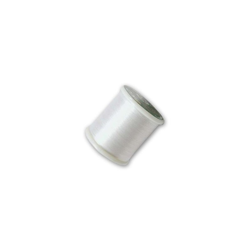 BEADING THREAD, K.O., WHITE, 330DTEX. SOLD PER SPOOL OF 55YD.