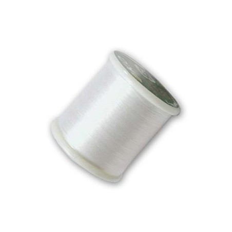 BEADING THREAD, K.O., WHITE, 330DTEX. SOLD PER SPOOL OF 55YD.