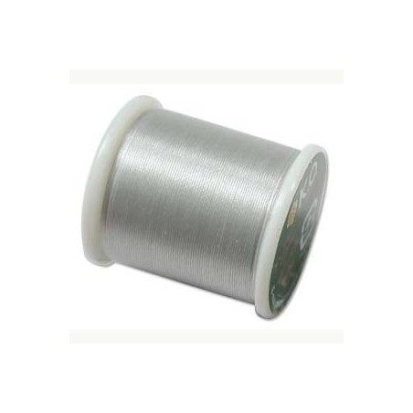 BEADING THREAD, K.O., LIGHT GREY. SOLD PER SPOOL OF 55YD.