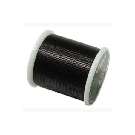 BEADING THREAD, K.O., BLACK. SOLD PER SPOOL OF 55YD.