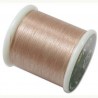 BEADING THREAD, K.O., NATURAL, 330DTEX. SOLD PER SPOOL OF 55YD.