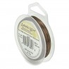ARTISTIC WIRE, 18 GAUGE (1.0MM), ANTIQUE BRASS. SOLD PER PACK OF 10YD.