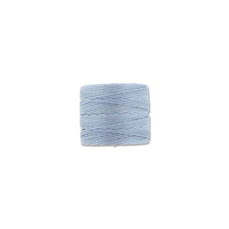 CORD, S-LON, 0.5MM, BLUE MORNING. SOLD PER ROLL  OF 77YD.