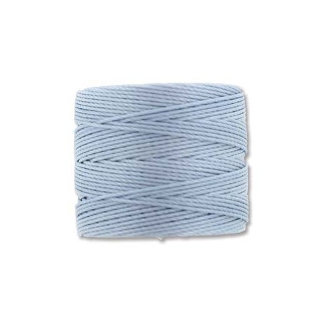 CORD, S-LON, 0.5MM, BLUE MORNING. SOLD PER ROLL  OF 77YD.