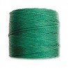 CORD, S-LON, 0.5MM, GREEN. SOLD PER ROLL  OF 77YD.