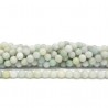 BEAD, 6MM, BURMESE JADE, ROUND. SOLD PER STRAND OF 16 INCH.