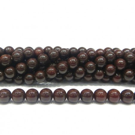 BEAD, GLASS PEARL, 8MM, ROUND, DARK BROWN, LEAD FREE. SOLD PER STRAND OF 16" (APPROX 52PC).