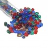 SUPERDUO, 2.5X5MM, CROWN JEWELS. SOLD PER TUBE OF 10GM.