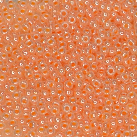SEED BEAD, MIYUKI, 11/0 TEA ROSE CEYLON (RR543). SOLD PER PACK OF 10GM.