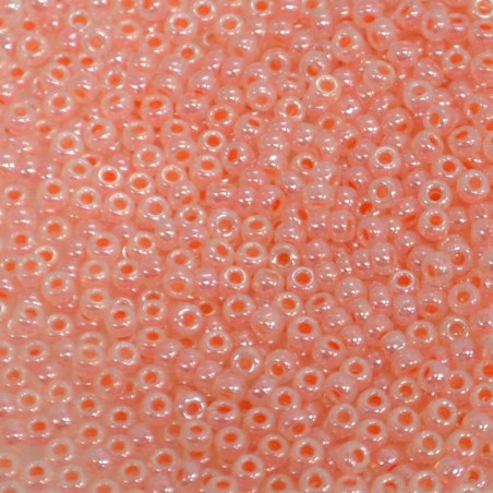 SEED BEAD, MIYUKI, 11/0 SALMON CEYLON (RR539). SOLD PER PACK OF 10GM.