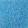 SEED BEAD, MIYUKI, 11/0 BLUE CEYLON (RR537). SOLD PER PACK OF 10GM.