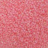 SEED BEAD, MIYUKI, 11/0 CARNATION PINK CEYLON (RR535). SOLD PER PACK OF 10GM.