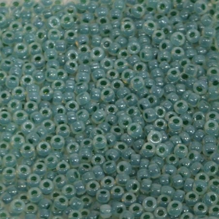 SEED BEAD, MIYUKI, 11/0 EUCALYPTUS CEYLON (RR521). SOLD PER PACK OF 10GM.
