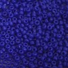 SEED BEAD, MIYUKI, 11/0 OPAQUE DARK BLUE (RR414). SOLD PER PACK OF 10GM.