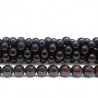 BEAD, 10MM, GARNET, RED, ROUND, GRADE AB. SOLD PER STRAND OF 16 INCH.