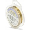 ARTISTIC WIRE, 28 GAUGE (0.32MM), GOLD COLOR. SOLD PER PACK OF 40YD.