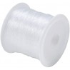 NYLON CORD, MONOFILAMENT, 0.25MM, CLEAR. SOLD 85M PER SPOOL