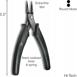PLIER, HI-TECH SERIES, ROUND NOSE, 5.5"