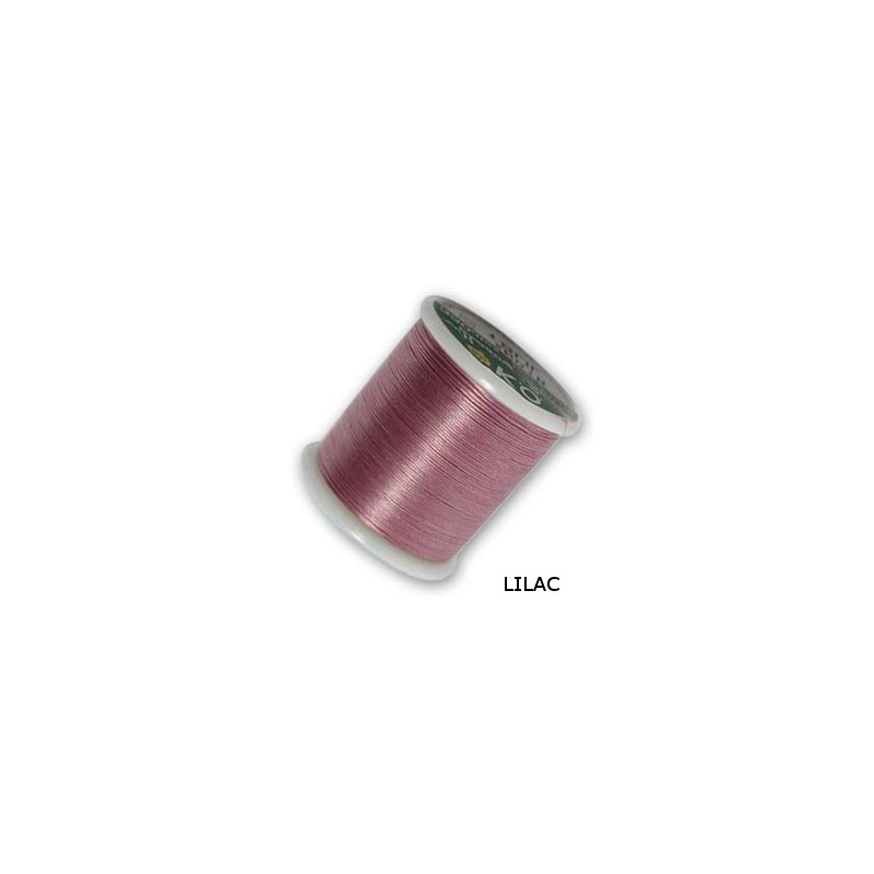 BEADING THREAD, K.O., LILAC, 330DTEX. SOLD PER SPOOL OF 55YD.