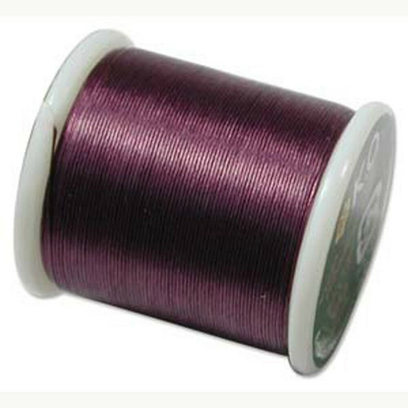 BEADING THREAD, K.O., DARK PURPLE, 330DTEX. SOLD PER SPOOL OF 55YD.