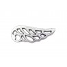 CONNECTOR, WING, 9X25MM, ANTIQUE SILVER. SOLD PER PACK OF 20.