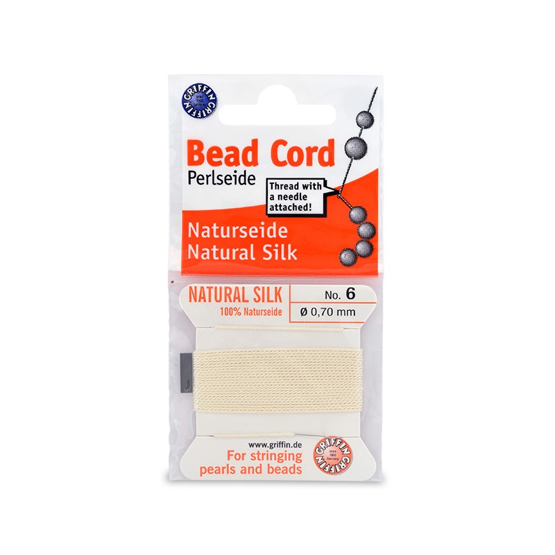 GRIFFIN SILK SIZE 6 WHITE