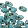 long magatama picasso sea foam green matt