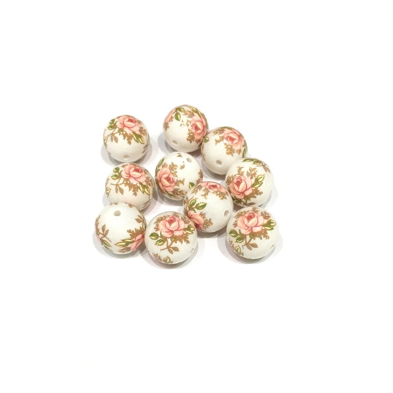 BEAD, TENSHA 12MM ROUND, BASE COLOR OPAQUE WHITE. SOLD PACK OF 10.