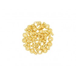 CYMBAL REMATA SUPERDUO BEAD END 24K GOLD PLATED, 4PC PER PACK.