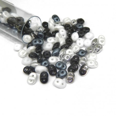 SUPERDUO, 2.5X5MM, FORMAL AFFAIR. SOLD PER TUBE OF 10GM.