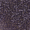 SEED BEAD, MIYUKI, 11/0 SILVERLINED LAVENDER (RR24). SOLD PER PACK OF 10GM.